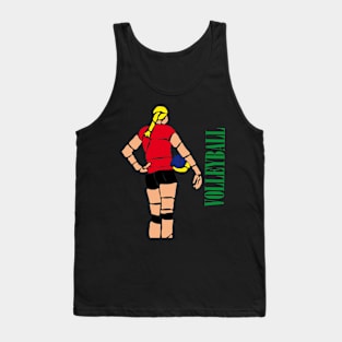 Volleyball Girl Tank Top